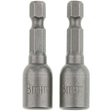 Imagem de Soquete Magnético Para Parafusadeira 8mm X 45mm 2 Peças 115699 Mtx Soquete Magnético Para Parafu