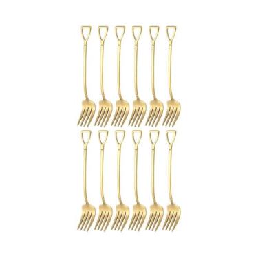 Imagem de Conjunto De Garfos De Sobremesa Em Aço Inoxidável 4/8/12 Peças, Garfo 