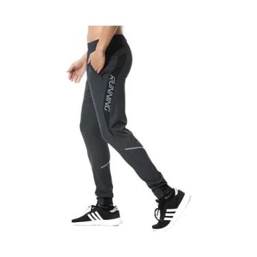 Imagem de Calças Refletivas Masculinas Para Corrida Com Zíper, Treino De Futebol