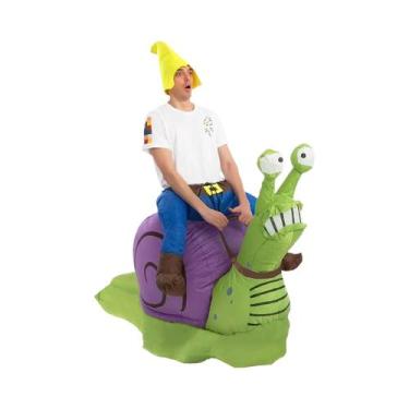 Imagem de Traje de caracol inflável adulto explodir animais cosplay terno traje 