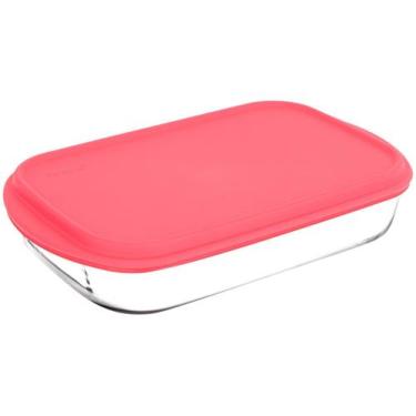 Imagem de Travessa De Vidro Com Tampa Retangular Sempre Assadeira 4L - Nadir Fig