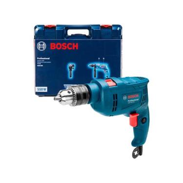 Imagem de Furadeira de Impacto Bosch GSB 550 com Maleta 550W, 110V
