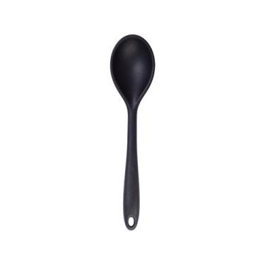 Imagem de Colher de Silicone 27,5cm Preto Oikos, Preto