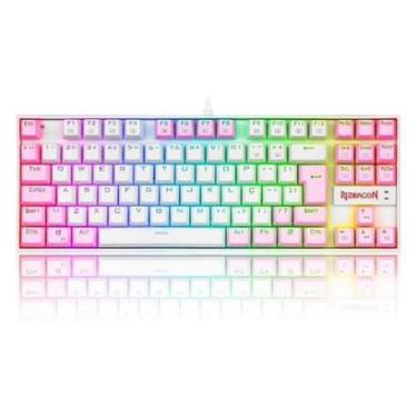 Imagem de Teclado Mecânico Gamer Redragon Kumara, RGB, Switch Blue, ABNT2, e - K552PW-RGB (PT-BLUE)-Unissex