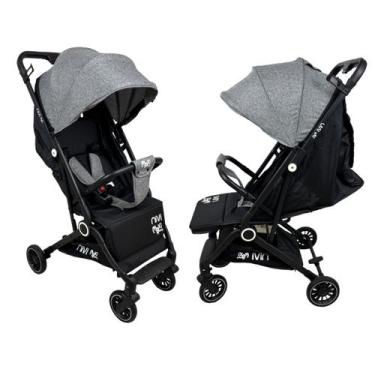 Imagem de Carrinho de Bebê Passeio Vira Berço NIVI Maxi Baby - - Cinza, Cinza