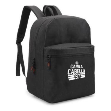 Imagem de Mochila Escolar Camisa Cabello 97 Havana Material Bolsa Escolar, Preto