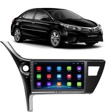 Imagem de Kit Central Multimídia Android Corolla 2018 2019 9 Polegadas Tv Online