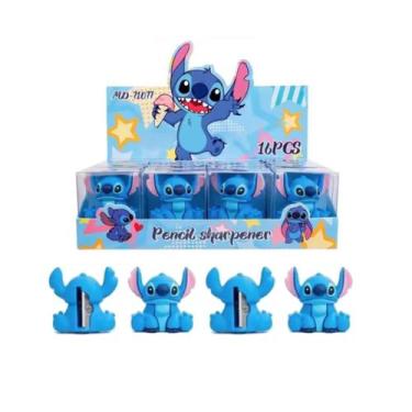 Imagem de Kit Completo Papelaria Kawaii Escolar Escritório Fofo Stitch 7 Itens V