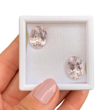 Imagem de Kunzita Oval Par 23,07ct - ENE2ESE