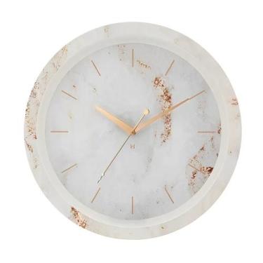Imagem de Relógio Parede Herweg 6847 165 Cinza Marmorizado 34,6cm