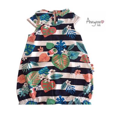 Imagem de MACACAO CURTO Infantil Fem 61976 - Zig Zig Zaa, Azul