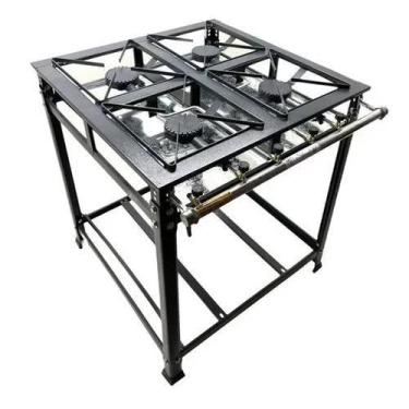 Imagem de Fogão Industrial 4 Bocas Alta Pressão 30x30 Mr Fogoes