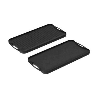 Imagem de Chapa Bifeteira Gourmet Dupla Face Alça Ferro 48x26 Cm - Libaneza