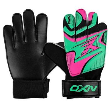 Imagem de Luva Goleiro OXN Infantil Verde Society Campo Futsal, Verde, Coral, 5,