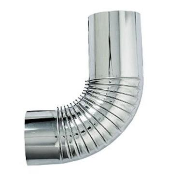 Imagem de Curva Sanfonada Inox 110mm - Zorzinco