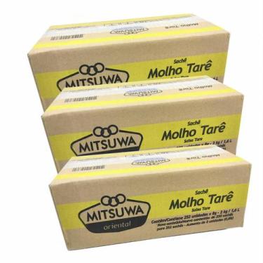 Imagem de Molho Tare Sachê Mitsuwa 250 Sachês - (Kit com 3)