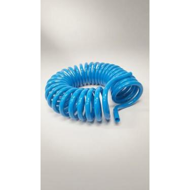 Imagem de Mangueira Espiral PU Azul 10mm x 10m P/ Ar Comprimido - Congratulation