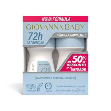 Imagem de Giovanna Baby - Kit Giovanna Baby Desodorante Roll On Fem C/2 50Ml Blue (Embalagem Sortida).