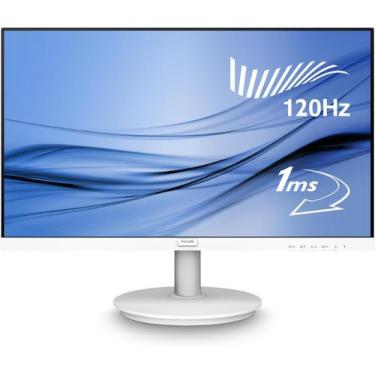 Imagem de Monitor Branco Philips 22" 120Hz 1ms Gaming 221V8LBW3 Branco Cor:Branc