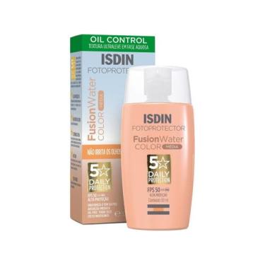 Imagem de Protetor Solar Facial Isdin Fotoprotector Fusion Water Color Média FPS