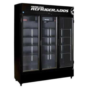 Imagem de Expositor Refrigerado Auto Serviço Fortsul EAS003 SE 3 Portas All Blac
