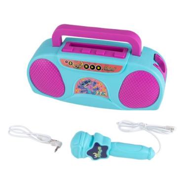 Imagem de Brinquedo Boombox Karaoke Infantil STITCH Candide