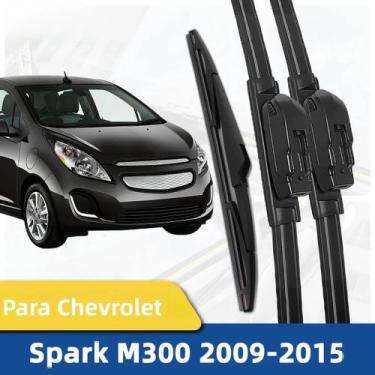 Imagem de Kit De Limpadores Dianteiros E Traseiros Chevrolet Spark M300 2009-201