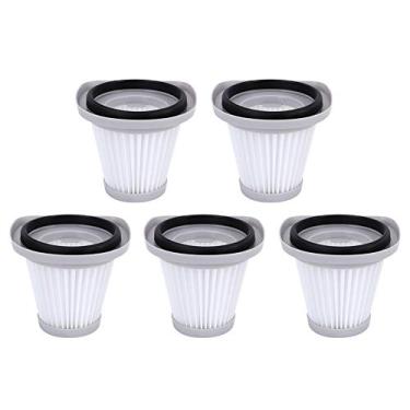 Imagem de Filtro de aspirador de pó 5 peças,filtro de limpeza, substituição de filtro de vácuo, substituição de filtro adequado para Midea SC861 SC861A