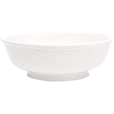 Imagem de Cj 6 Bowls De Porcelana Super White Genebra 10x5, 5cm Lyor Branco No Voltagev