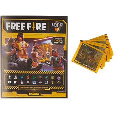 Imagem de Álbum De Figurinhas do Free Fire, Panini, Com 6 Envelopes, 004443SPKBR6, Multicor