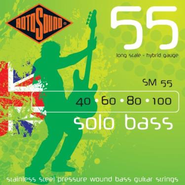 Imagem de Encordoamento Baixo Rotosound - Solo Bass - SM55 - .040/.100