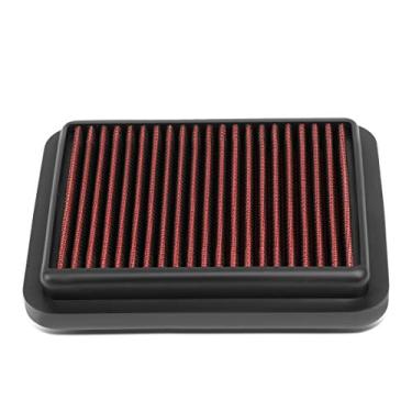 Imagem de DNA Motoring AFPN-213-RD Filtro de ar lavável de alto fluxo do motor com filtro de ar adequado para modelos híbridos de 2,0 L