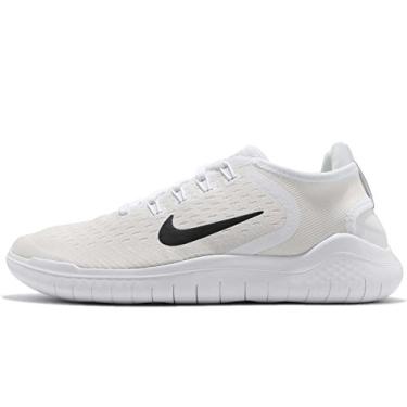 Imagem de NIKE Women's Free RN 2018 Running Shoe White/Black 5.5 B US