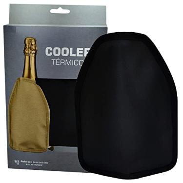 Imagem de Cooler Térmico Bolsa Térmica Preta com Gel Vinho Espumante