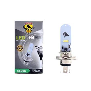Imagem de Lampada Carro/Moto Farol Super Ledh4 6500k Xenon Strobo
