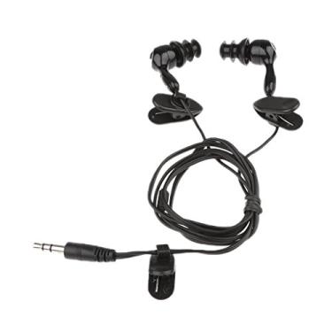 Imagem de Serenable Impermeável com Fio de 3,5 Mm com Fio de Ouvido com, Preto