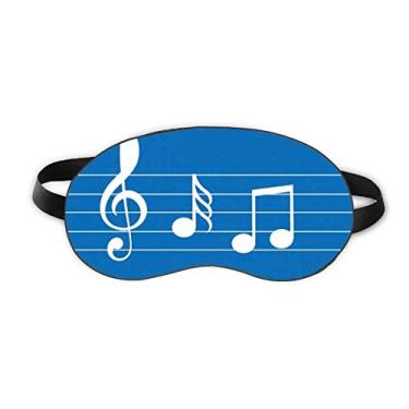 Imagem de Music 5-le Staff Blue Sleep Eye Shield Soft Night Vlindfold Shade Cover