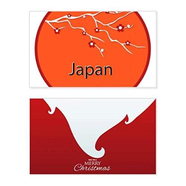Imagem de Japan Culture Sakura Art Pattern Holiday Merry Christmas Parabéns Card Christmas Letter Message