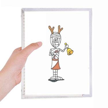 Imagem de Mummy Antlers Horus Bell Muleta Caderno Diário Folhas Soltas Recarregável Diário Papelaria