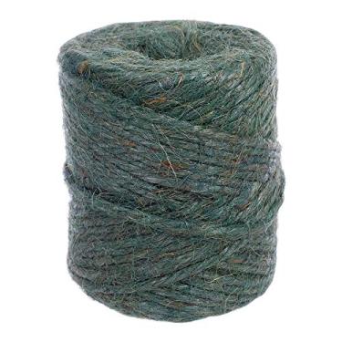 Imagem de barbante de juta Golberg – 4,5 m de comprimento – aplicações domésticas e externas – (verde)