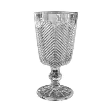 Imagem de Taça Decorativa de Vidro para Água com Treliças Transparente