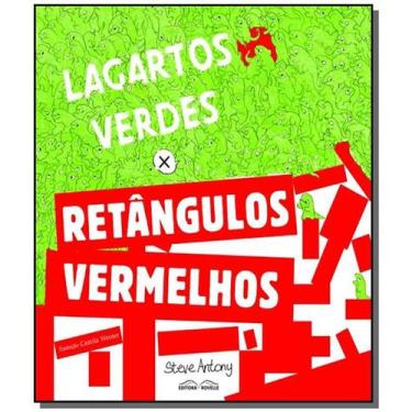 Imagem de Lagartos Verdes X Retangulos Vermelhos - Rovelle