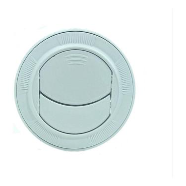 Imagem de 1 Difusor Ar Condicionado Caminhão Trator Van 77mm - Cinza