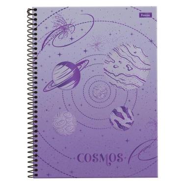Imagem de Cadernos Cosmos Foroni Universitário 160F 10M Espiral Capa Dura 1Un