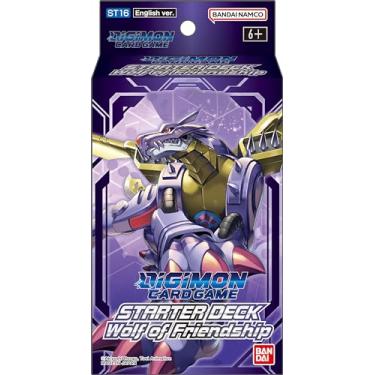 Imagem de BANDAI | Digimon Card Game: Starter Deck - Wolf of Friendship (ST16) | Jogo de cartas | Idades 6+ | 2 jogadores | 30 minutos de tempo de jogo