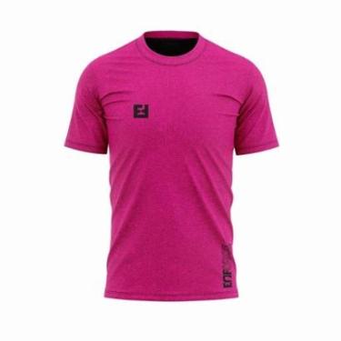 Imagem de Camiseta De Treino Enforce Fitness Camisa Dia A Dia Rosa-Masculino