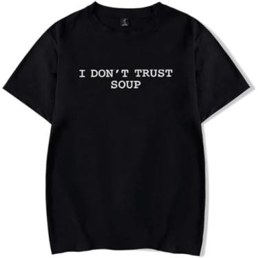 Imagem de Camiseta Ricky Stanicky John Cena I Don't Trust Soup Série de Filmes Gola Redonda Casual Moda Estampada Camiseta Unissex, 1, P