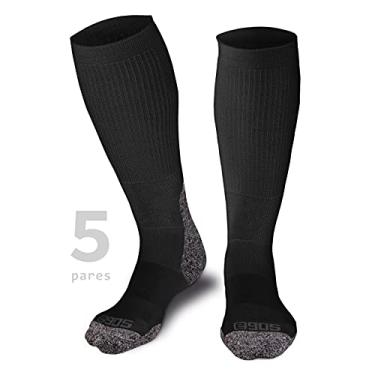 Imagem de Kit 5 Pares Meia Tática GO DRY E905 (34-38, Preto)