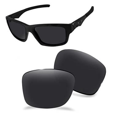 Imagem de AOZAN Lentes de reposição polarizadas ANSI Z87.1 para óculos de sol Oakley Jupiter Squared OO9135 - ônix preto