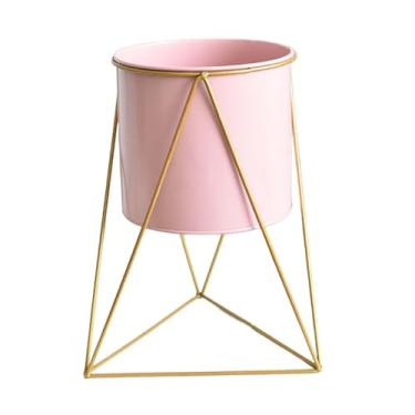 Imagem de WeiLaiKeQi Vaso de plantas titular suporte vaso de flores recipiente acessórios vaso de flores prateleira cesta de flores para plantas de interior ao ar livre, grande